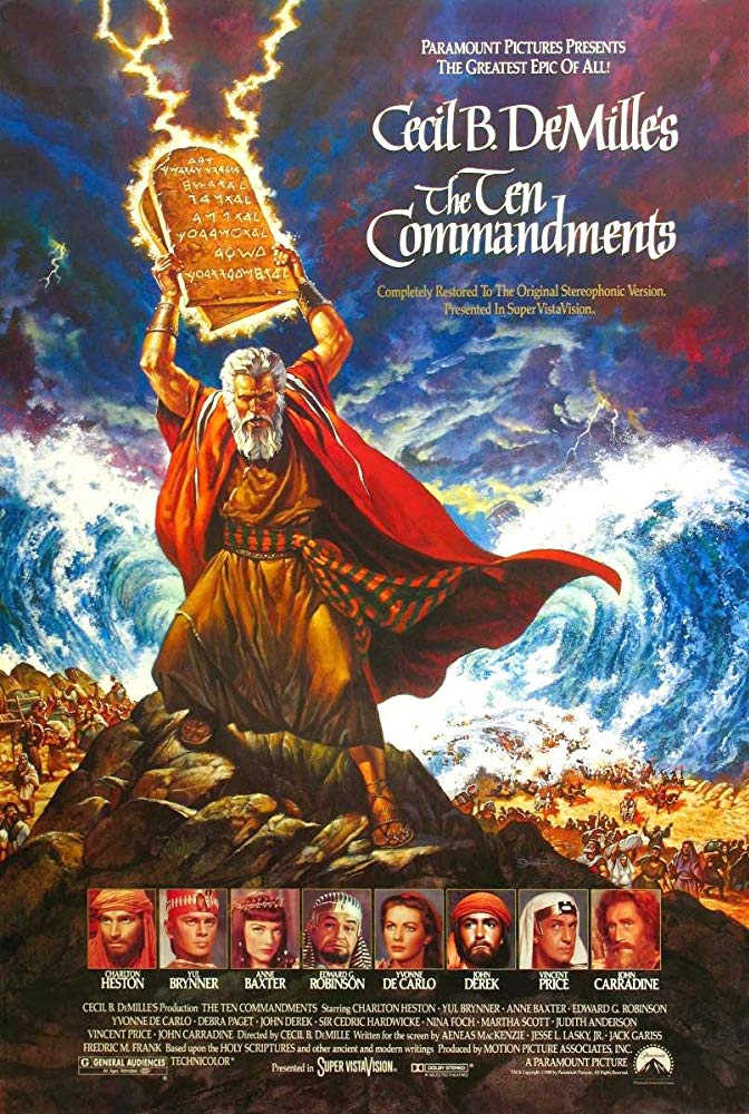 recenzie de film The Ten Commandments, Cecil B. DeMille