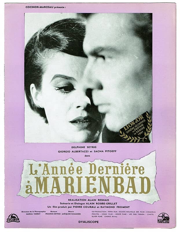 recenzie de film L'annee derniere a Marienbad, Alain Resnais